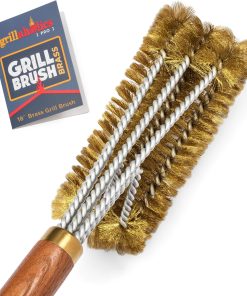 Grillaholics Pro Brass Grill Brush
