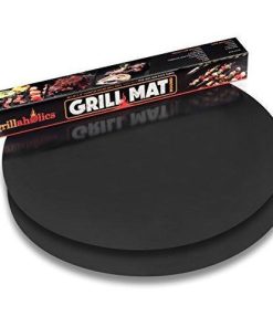 Grillaholics Round Grill Mat - Set of 2